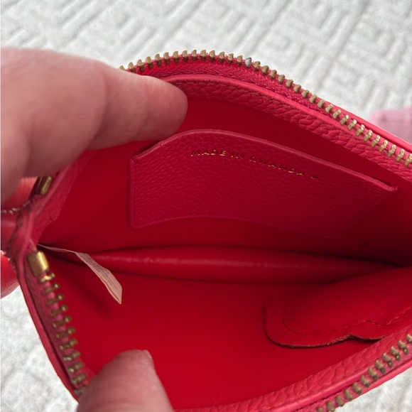 Kate Spade On Purpose Strawberry Mini Leather Wristlet -UVRU0191 - Picture 2 of 11